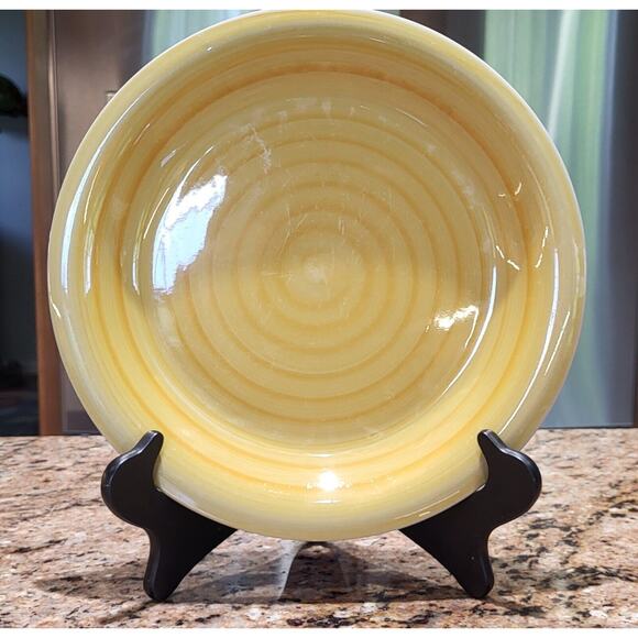 Phillip & Richard Swirl Dinner Plate Yellow (Qty 1) 10 1/2" - Picture 3 of 10
